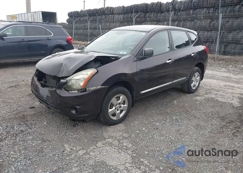 2014 Nissan Rogue Select S from USA, damaged, VIN JN8AS5MV2EW702461